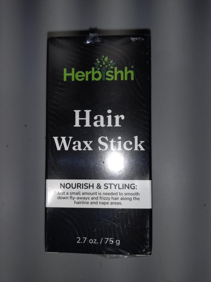Herbishh Hair Wax Stick For Women & Men 2.7 OZ - Nourish & Styling Slick Wax Stick for Hair Smoothing, Flyaway, Controls Frizzy Hair, Perfect for Hairline and Nape Area, Wax Stick for Hair Fly Away