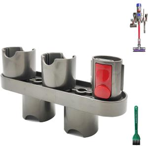 EZ SPARES Compatible Vacuum Parts Docking Station,Wall Mount Bracket,DYS V7 V8 V10 V11 Cordless Vacuum Cleaner, Attachment Accessory Storage Holder Organizer,DIY Connector Converter(1pc)