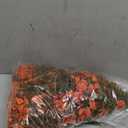 6 Pcs Artificial Hanging Mums Flowers Outdoor, Orange UV Resistant Fake Hanging Fall Plants for Outdoor Planter Patio Front Door Window Autumn Decoration (6, Orange)