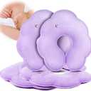 Comfytemp Breastfeeding Therapy Packs, FSA Eligible HSA, 4-Pack Larger Dual-Sided Hot & Cold Breast Gel Ice Pads, Reusable Postpartum Essentials for Pain Relief, Mastitis, Engorgement, New Mom Gifts