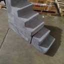 Dog Steps for High Beds 30-32" H, 6-Step Dog Stairs for Small Dogs, 33D Foam Pet Steps for High Bed Climbing, Non-Slip Balanced Pet Stair Ramps for Bed Indoor, Grey