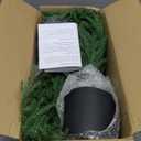 2FT Artificial Norfolk Pine Christmas Tree  Tabletop Faux Tree Unlit/Prelit with 50 LED Lights & 8-Function Battery Box, Pre-Assembled Holiday Decor for Home or Office (2FT-2Pack)