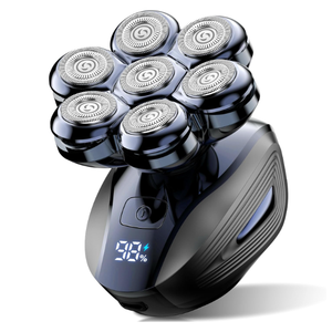 Head Shavers for Bald Men: Upgraded Detachable Head Shaver - IPX7 Waterproof Wet or Dry Electric Razor for Men - 7D LED Display Rechargeable Shaving Grooming Kit with Type-C Charge