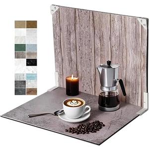 5 PCS Boards Photo Backdrop for Flat Lay, Food Photography Background 16x16 Inch, BEIYANG