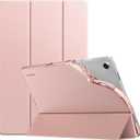 TiMOVO Case for Samsung Galaxy Tab A11+ Plus/A9+ Plus 11 Inch (2026/2023), Slim Soft TPU Translucent Frosted Back Protective Cover, Auto Wake/Sleep, Rose Gold