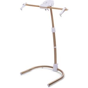 Daylight Company Stitch smart Stand, Adjustable Embroidery Hoop Stand, Rotated Cross Stitch Stand, Hoop Holder, Hands Free Needlework Stand for Art Craft Sewing Projects, White