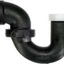 Danco 88189X 1-1/4" x 1-1/2" Mobile Home/RV Sink Trap, Black