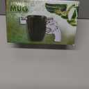 loobuu Fashion Ceramic Coffee Tea Cup, Special Cool Coffee Mug 3D Cool Pistol Design Durable Tea Cup Attractive Mugs Personalized Porcelain Gifts for Men Women - 12OZ (Pistol)