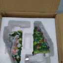 Blissun Christmas Night Light, Ceramic Tree Decor 6 Inch with Multicolor Bulbs, 360° Swivel Plug & On/Off Switch for Bedroom, Home, Bathroom (2 Pack)