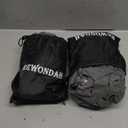 [2-Pack] Rewondah Inflatable Foot Rest Airplane, Kids Airplane Bed | Adjustable Height Travel Foot Rest Pillow | Toddler Flights Seat Extender | Inflatable Foot Rest for Air Travel Flights Train, Car (Dark Grey)