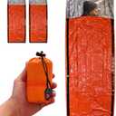 9 x Sleeping Bags, Portable Sleeping Bag Waterproof Blanket for Camping Hiking and Other Outdoor Activities, Orange
