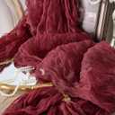 2 x 3 Pack Burgundy Red Cheesecloth Table Runners, 120 Inch 10Ft Wine Red Gauze Table Runner for Wedding Birthday Party Baby Shower Decorations