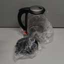 Cosori Electric Kettle, No Plastic Filter & Spout, 1.8Qt Tea Kettle & Hot Water Boiler For Coffee & Tea, Water Heater & Teapot, Automatic Shut Off, Borosilicate glass, Black, 1500W