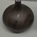 InnoGear Aromatherapy Diffuser & 10 Essential Oils Set, 400ml Diffuser Ultrasonic Diffuser Cool Mist Humidifier with 4 Timers 7 Colors Light Waterless Auto Off for Valentine's Gift, Dark Wood Grain