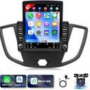 9.7'' Android 13.0 Car Radio Stereo for Ford Transit 2013 2014 2015 2016 2017 2018 2019,for Ford Transit Custom 2014-2019 Touchscreen Radio with Carplay & Android Auto Support Bluetooth [2+32G]