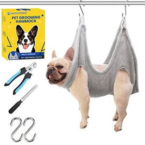 MAIYOUWENG Dog Grooming Kit - Hammock, Harness, Nail Clipper for Cats and Dogs, Claw Care (S)