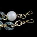 Crapyt Resin Purse Handle Bag Chain Acrylic can Improve the Handbag Level Replacement Strap Acrylic Handbag Chain 16.93"