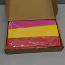 Geyee 40 Pcs Mexican Giant Paper Flowers Leaves Set, 24 Pcs Large Mexico Tissue Paper Flowers and 16 Green Leaves for Mexican Party Wedding Archway Fiesta Birthday Decoration 20" 10''