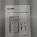 Norifon NP-BD1 USB Charger for Sony Cyber-Shot DSC-P100, DSC-P120, DSC-P150, DSC-P200, DSC-T5, DSC-T50, DSC-T500, DSC-T70, DSC-T700, DSC-T75, DSC-T77, DSC-T9, DSC-T90, DSC-T900 Camera and More