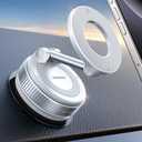 JOYROOM Magsafe Car Mount, Vacuum Car Phone Mount with Strong Magnetic, 360 Metal Strut Suction Cup Phone Mount for iPhone 17 Pro Max/16 15 14 13 12 Series& Android Magsafe Case, White