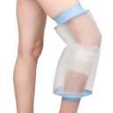 Knee Cast Cover for Shower Waterproof Knee Cover for Shower after Surgery Reusable Knee Shower Protector after Surgery for Knee Replacement Surgery, Wound, Burns, Bandage