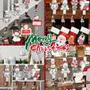 3 x Kalolary Christmas Stocking Holders Set of 4,Christmas Stocking Hanger for Mantle Fireplace Stocking Holder Xmas Stocking Hooks for Mantle Counter Tables Window Fireplace Mantle Christmas Party Decors