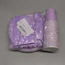 175 Pcs Lavender Paper Plates and Napkins, Light Purple Party Supplies Include Scalloped Mothers Day Plates Napkin Cup Plastic Cutlery for Spring Garden Party, Baby Shower, Wedding