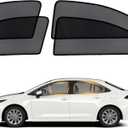 XCBYT Car Window Shades for 2019–2024 Corolla Sedan (Not for Hatchback/Touring/Cross), 4PCS Side Window Sun Shades, Breathable Mesh UV Protection for Baby, Privacy & Heat Insulation