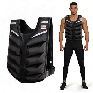 Costyleen Weighted Vest for Men & Women - 40lb Heavy Body Weight Vest for Home Workouts, Cardio & Strength Training