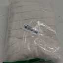 decorUhome Faux Fur Christmas Throw Pillow Covers 20x20 Set of 2, Decorative Soft Plush Striped Neutral Couch Euro Pillow Covers with Velvet Back for Sofa, Bed, Living Room Home Decor, Cream White