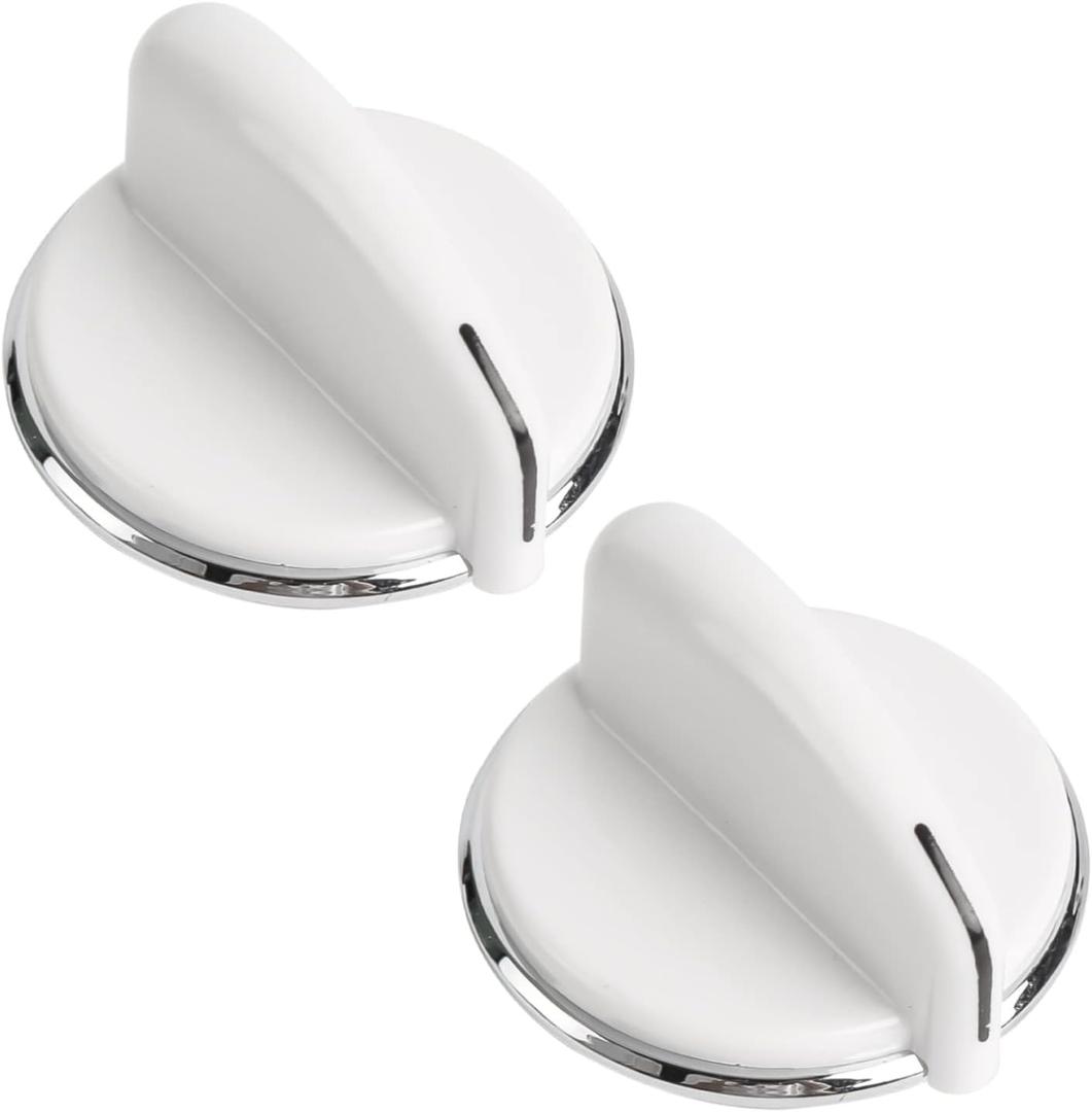 Seentech WE01X20378 Control Knob with METAL - Compatible with General Electric Dryers and Washers Replaces: WH01X10307 WE01X20432 WH01X10460 (Pack 2)