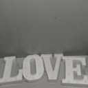 Love LED Marquee Letters, Warm White Light Up Letters, Battery Operated Love Sign for Wedding, Valentine's Day, Anniversary Celebration, Home, Bedroom Decor
