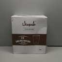 LITOPAK 400 Pack 8 oz Paper Cups, Brown Disposable Hot Coffee Cups for Party, Picnic, Travel, and Events
