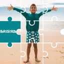 BRISIRA Boys Swim Trunks Youth Quick Dry Bathing Suit with Mesh Liner Teen Swimsuit UPF 50+ Kids Swim Shorts Beach 5t-16Y