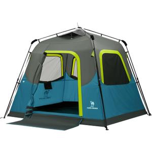 CAMEL CROWN Instant Tents for Camping 2-4 Person Tent Waterproof Easy Setup Sets Up in 60 Seconds Backpacking Tents with Carry Bag for Outdoor Hiking Ink Blue