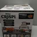 Ninja Crispi 4-in-1 Glass Air Fryer | 450F | Non-Toxic | 4QT & 6-Cup Glass Containers w/Lids | Microwave, Freezer, Dishwasher Safe | Max Crisp, Air Fry, Bake, Recrisp | Stone | FN101ST