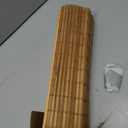 LazBlinds No Drill Bamboo Roman Shades, 36" W x 48" H, Malay Oak