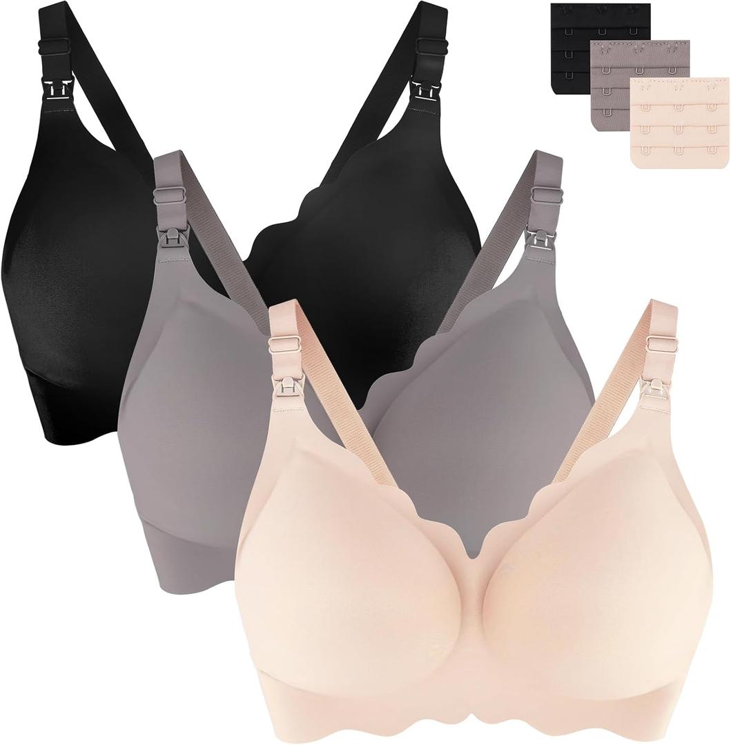 UHdod Nursing Bras for Breastfeeding, Maternity Bra for Pregnancy, Breastfeeding Bras for Women Maternity Bras for Women (XXL)
