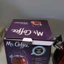 Mr. Coffee Twining 2.1 Quart Pumpkin Shaped Stainless Steel Whistling Tea Kettle, Metallic Red