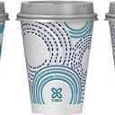 Dixie To Go Paper Coffee Cups With Lids, 12 oz, 156 Count (6 packs of 26 cups), Disposable Insulated Paper Cups for On-The-Go Hot or Cold Beverages