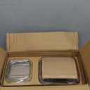 M MCIRCO 10-Pack Glass Food Storage Container with Lids, Airtight Lunch Bento Boxes, Glass Meal Prep Container,Microwave, Oven, Freezer and Dishwasher Friendly (Gray)