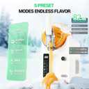 WETIE Slushie Machine, 82oz Slushy Machine for Home with Adjustable Temperature, LED Display, 6 Presets Frozen Drink Maker for Ice Cream, Smoothie, Frapps, Margarita, Milkshake, Auto-Clean