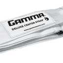 GAMMA Deluxe Center Strap  White Tennis Net Centering Strap with Galvanized Hardware  Heavy-Duty Woven Nylon, Adjustable Length, Quick Attachment for Court Use