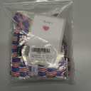 Unique style paws Independence Day Flag Dog Collar, Best for Small Medium Large Boys Girls Dogs (XL, ice flag flower)