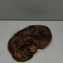 Miss U Hair Long Brown Wavy Wig with Brown Fake Beard Set 70s 80s Retro Rocker Hippie Costume Hair for Men