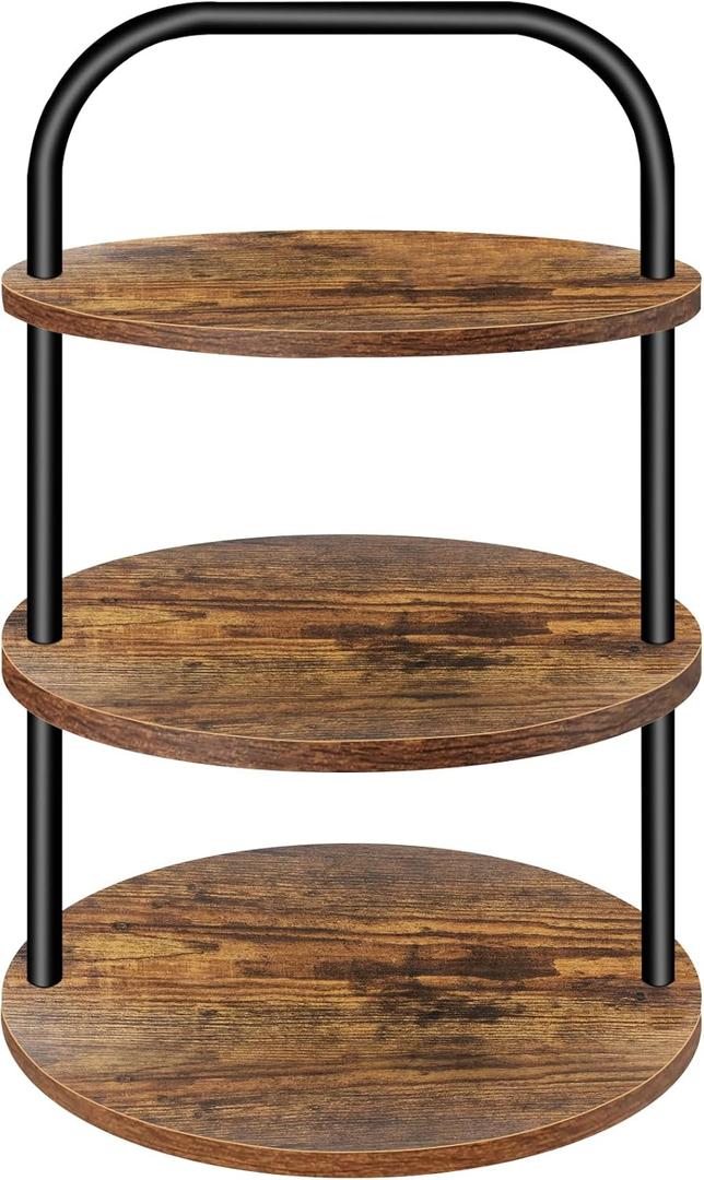 Cupcake Stand, Wooden Cupcake Stand for 50 Cupcakes 3 Tier Large Dessert Table Display Set Cupcake Tower Tiered Tray Stand Serving Tray for Party Supplies Vendor Display Farmhouse Decor