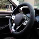Car Steering Wheel Cover for BMW X3 X5 X7 3 5 Series 328i 528i 535i 530i 540i 320i 330i 325i X1 X2 X4 X6 1 2 4 6 7 8 Series e90 e60 f30 Accessories, 2026 Leather Black (Red Blue)
