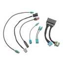 Upgrade Integration Wiring Harness Kit Fit for Dodge RAM 2019-2024 5 OR 8.4" to 12" Uconnect 5 5 with Display Integration Wiring Harness and Display Main Connector Adapter Lvds USB