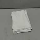 Hiasan Cloth Napkins Set of 6, 18 x 18 Inch, Washable White Dinner Napkins with Hemmed Edges for Restaurant, Wedding and Holiday