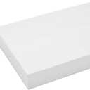 Floating Shelves for Wall White Shelves Bathroom, Bedroom and Living Room, Wall Shelves & Book Shelf, Hanging Shelf, Modern Wooden Wall-Mounted Small Floating Shelf, 12x7x1.5 in, Set of 2